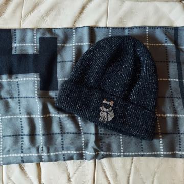 BEANIE KAPA KARL LAGERFELD + ŠAL TOMMY HILFIGER