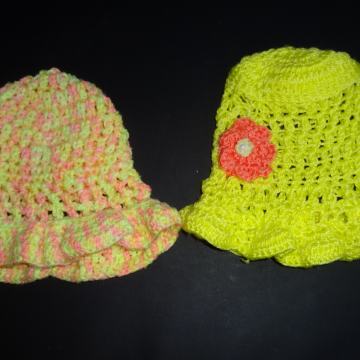 Kapa otroška ročno delo, 2 kos