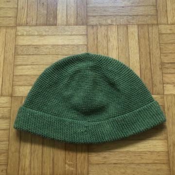 Zimska zelena kapa lasten izdelek