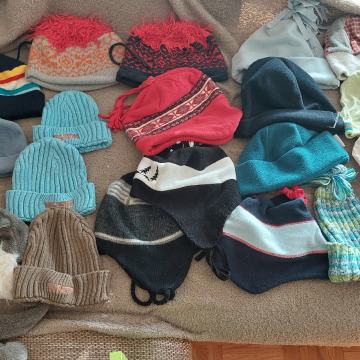 Kape, šal različnih velikosti