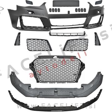 Audi A3 8V 12-16 sprednji odbijač RS3 izgled SRA