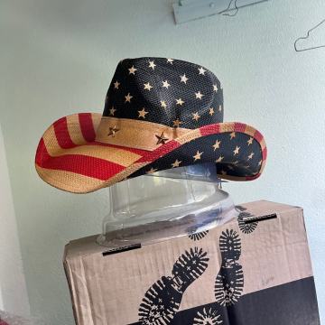 KAVBOJSKI KLOBUK COWBOY HAT USA FLAG PIMP SPECIAL Line Dance