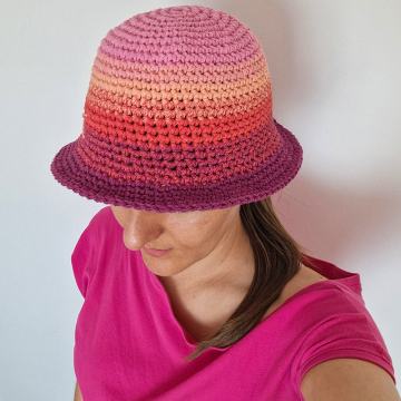 Poletni klobuček - UNIKAT