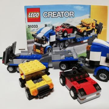 LEGO Creator 3v1, 31033, Tovornjak za transport avtomobilov