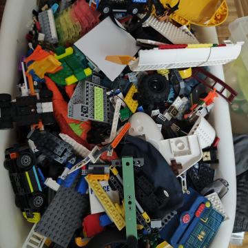 Lego kocke mešano