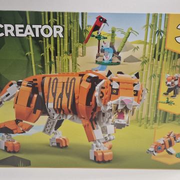 NOV zapakiran LEGO 31129 Majestic Tiger