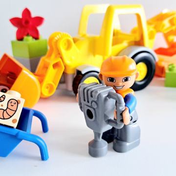 Rovokopač Duplo Lego, 10811 (vse kocke)