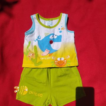 Chicco komplet za novorojenčke 100% bombaž