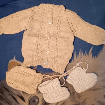 Jopica,kapica ,copatki za novorojenčka