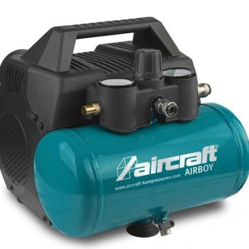 Tihi brezoljni kompresor Airboy 131 OF E – samo 49 dB | 8 bar | 6 L