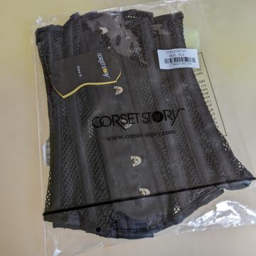 Korzet - črn mesh - izjemno kvaliteten