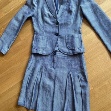 Kostim Benetton, velikost 38 oz M, lan in bombaz