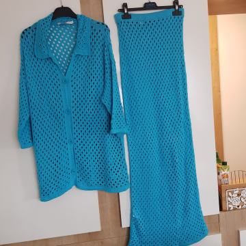NOV MODER PLETEN KOSTIM MAXI KRILO/JOPICA S/XS