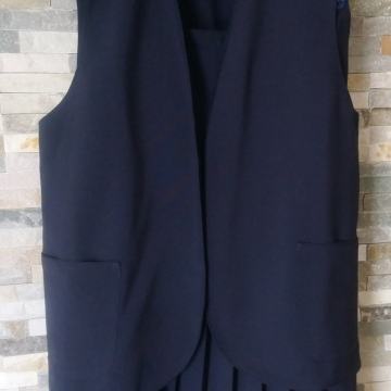 Temno moder komplet L