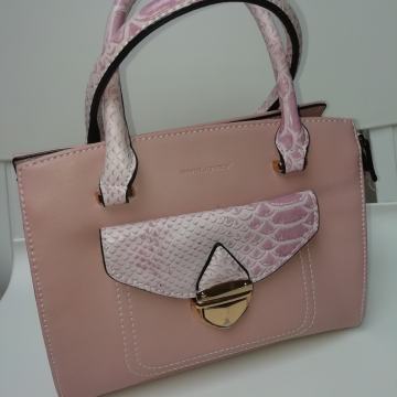 torbica znamke David Jones, roza, kot nova