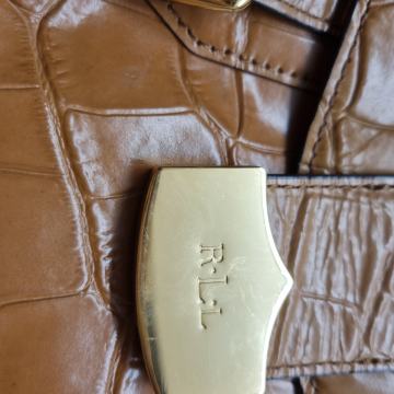Usnjena torba Lauren Ralph Lauren, original