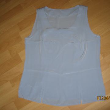 Modra elegantna bluza, unikat, nova, št. 40
