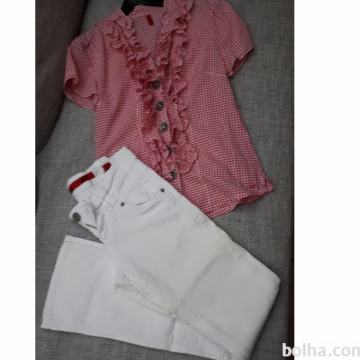 Srajčka 34 in jeans hlače 32 S Oliver