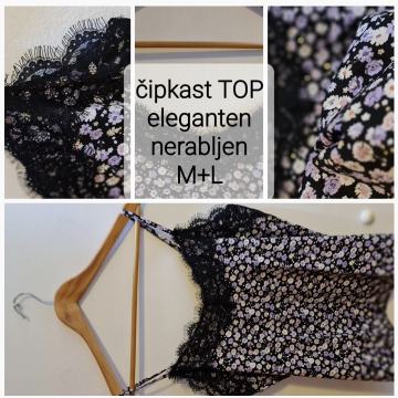 TOP - št.M+L ■čipka ■eleganten ■nov