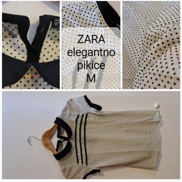 TOP - št.M ■pikice ■elegantno ■ZARA