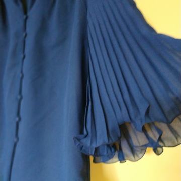 VINTAGE MODRA BLUZA M/L