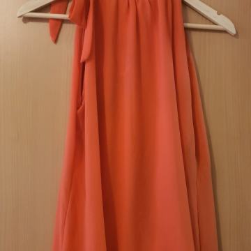 Ženska bluza brez rokavov, koralno roza barve, univerzalna velikost