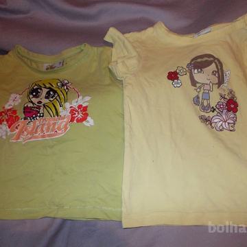 Dekliška poletna majica z motivom vel.98-104