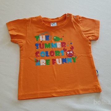 Fantovska majica št. 74, oranžna, The summer colors
