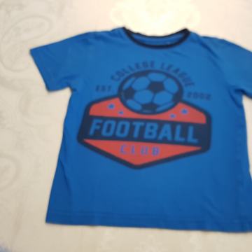 Fantovska majica za 5-6 let 110-116 cm modra College leagur