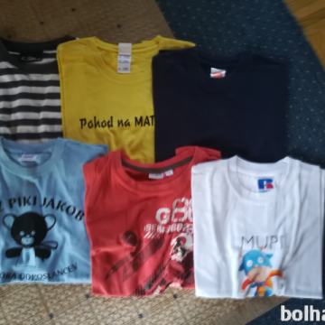 FANTOVSKE MAJICE KRATKI ROKAVI velikost od 9-11 let