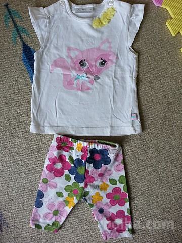 KOMPLET 80/86 hlačke in majčka