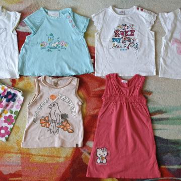 KOMPLET 80/86 MAJČKE KRATEK ROKAV