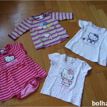 komplet majic in bodija Hello Kitty, št. 62