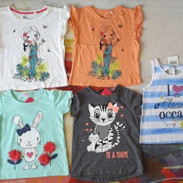 MAJČKE KRATEK ROKAV 98/104 NOVE