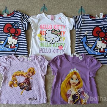 MAJČKE KRATEK ROKAV HM HELLO KITTY, ZLATOLASKA 86