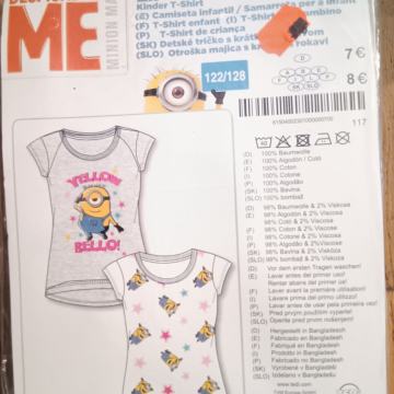 Majica minion 122-128