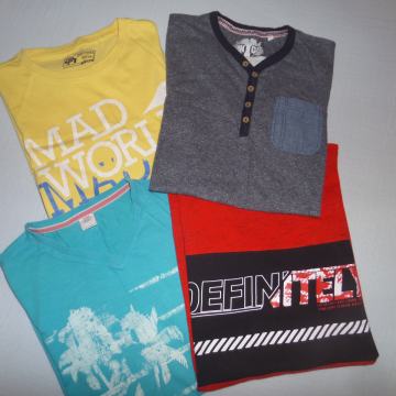 Majice s kr. rokavi, št. 158/164 (komplet: 12 eur)