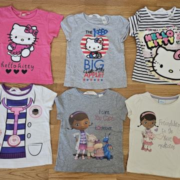 MAJICE KRATEK ROKAV HM 98/104 HELLO KITTY