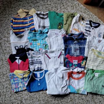 OTROŠKE MAJICE KRATEK IN DOLG ROKAV ZA STAROST OD 80-104