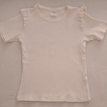 Zara bela majica, vel. 8-9 let