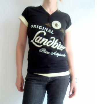 Original majica Landbier s potiskom, S/M, nova