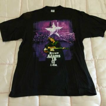 Bryan Adams 18 til i die tour '97 vintage T-shirt majica - glasba