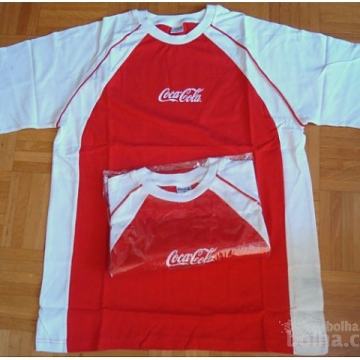 Coca cola T SHIRT - rdeče bela majica