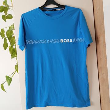 HUGO BOSS MODRA BOMBAŽNA MAJCA M