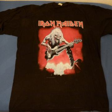 IRON MAIDEN REAL LIVE TOUR 1993 vintage T-shirt majica - glasba