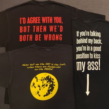 Kratka bombažna majica z motivom / kratek rokav - 10 kom. - velikost M