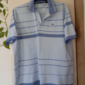 LACOSTE ORIGINAL MODRO ČRTASTA MAJCA XL/XXL