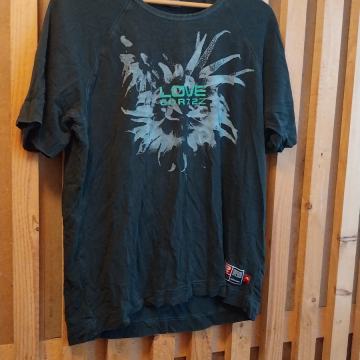 Majica C72, črna, kratek rokav, XL
