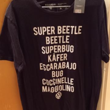 Majica VW Beetle št. M, črna, nova, Ljubljana
