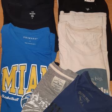 Moške majice L 8 eur/8 kosov